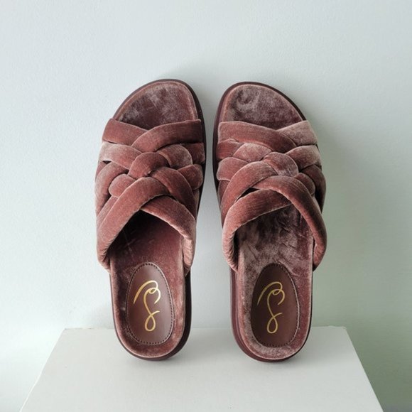$98 *NEW* SAM EDELMAN VAUGN WOVEN SLIDE SANDAL - Picture 5 of 9
